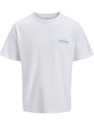 Jack & Jones Erkek Gögüs Logo Baskili Tisört - Nantucket
