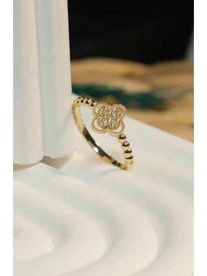 Yonca Yüzük 14 Ayar A082290