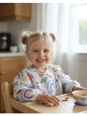 Bebechi Laura Baby Kız Çocuk 3-8 Yaş Boyama ve Aktivite Önlüğü