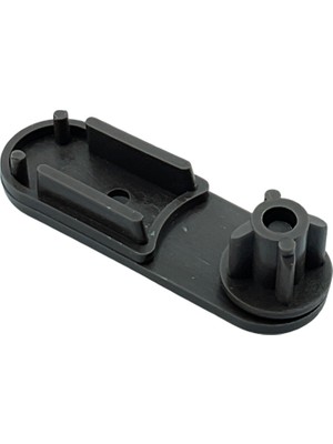 MorPerde Zebra Perde Oval Kahverengi Etek Çıta Tıpası