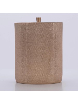 Selim Linen Çöp Kovası Vizon