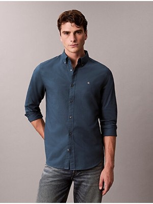 Calvin Klein Erkek Ls Solıd Oxford Classic Gömlek