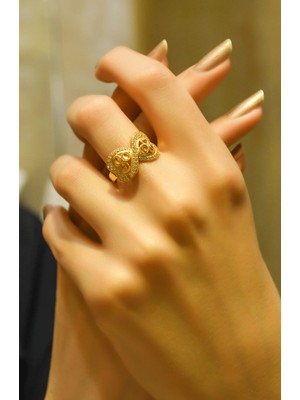 Kalp Sonsuzluk Yüzük 22 Ayar A030302