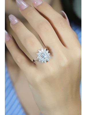 Çiçek Model Yüzük 14 Ayar AT05670