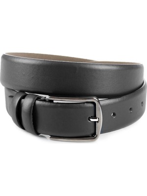 Rizzup Erkek Siyah Klasik 3,5 cm Suni Deri Kemer 1701350