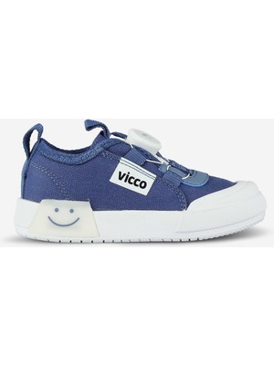 Vicco Unisex Işıklı Akıllı Bağcık Ortopedik Keten Kız Erkek Çocuk Spor Ayakkabı