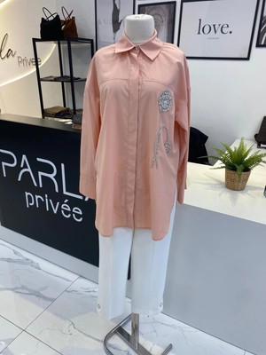 2k Taş Detaylı Gömlek