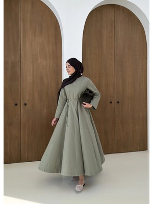 Moda Aksa 5011 Cool Elbise Mint Yeşil