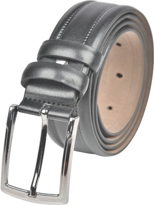Rizzup Erkek Siyah 3,5 cm Eninde Klasik Suni Deri Kemer 2402637