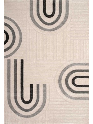 Efor Halı Roma Gri Halı Modern Dokuma Halı Yumuşak Oturma Odası Salon Çocuk Odası Mutfak Halısı F0424