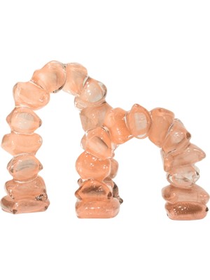 Lara Decor Somon Cam Ikili Kemer Obje Seti