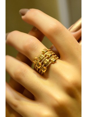 Ravi Pırlanta Taşlı Fantazi Yüzük 22 Ayar A046049