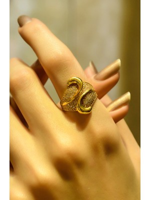 Ravi Pırlanta Taşlı Fantazi Yüzük 22 Ayar A027178