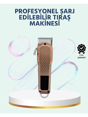 Normadia Portatif Şarjlı Saç Kesme Makinesi, Type-C Girişli, LCD Ekranlı, Sessiz