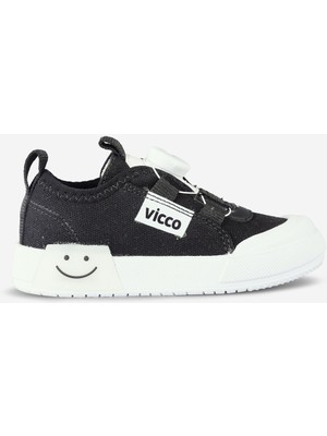 Vicco Unisex Işıklı Akıllı Bağcık Ortopedik Keten Kız Erkek Çocuk Spor Ayakkabı
