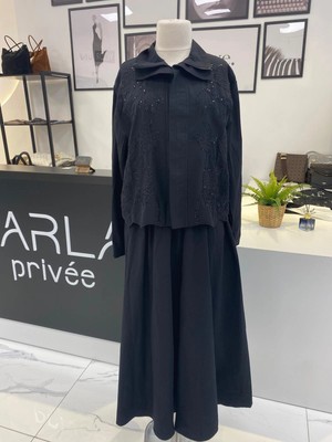 2k Siyah Nakışlı Takım