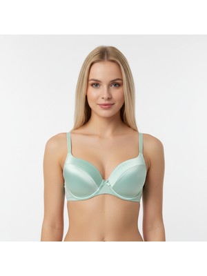 Bonbon Kadın Balenli Destekli Yeşil Renk Sütyen BB2299
