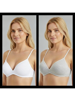 Bonbon Kadın Balensiz Dolgusuz 2'li Paket Ilk Sütyenim BB2321