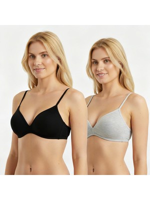 Bonbon Kadın Balensiz Dolgusuz 2'li Paket Ilk Sütyenim BB2321