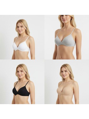 Bonbon Kadın Balensiz Dolgusuz 4'lü Paket Ilk Sütyenim BB2322