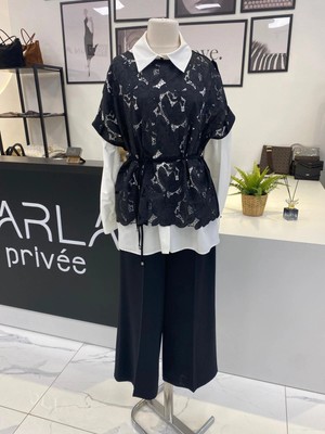 2k Güpürlü Gömlek Takım