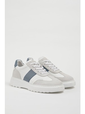 Faruk Balkanas Mateo Model Hakiki Kombinasyonlu Deri Eva Taban Sneaker Ayakkabı