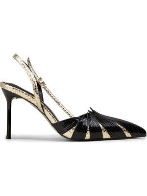 Deery Kadın Altın Rengi Abiye Ayakkabı - V0T29ZALTM01