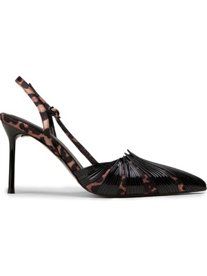 Deery Kadın Leopar Desen Abiye Ayakkabı - V0T29ZLPRM01