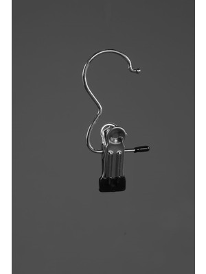 Modern Raf Metal Tek Mandallı Askı 10'lu Paket