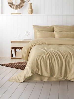 Patron Home Fermuarlı Çantalı Çift Kişilik %100 Pamuk Saten Lastikli Çarşaflı Nevresim Takımı