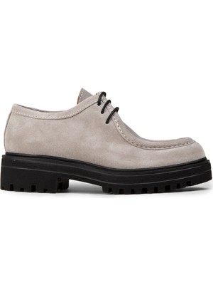 Deery Kadın Hakiki Süet Bej Günlük Ayakkabı - 02019ZBEJE01