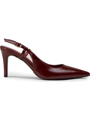 Deery Kadın Bordo Slingback Stiletto - RD420ZBRDM01