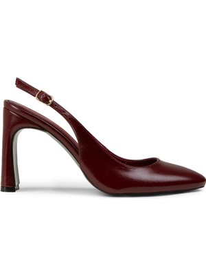 Deery Kadın Bordo Topuklu Ayakkabı - RD144ZBRDM01