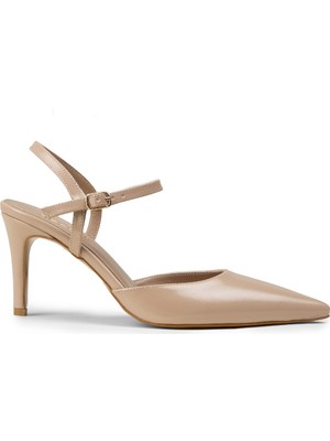 Deery Kadın Bej Topuklu Ayakkabı - RD030ZBEJM01