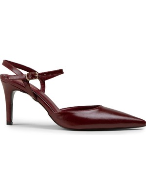 Deery Kadın Bordo Topuklu Ayakkabı - RD030ZBRDM01
