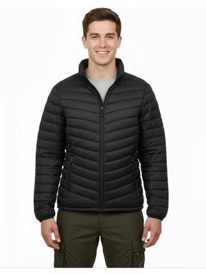 NOBLE Puffer Playoff Rüzgar & Su Geçirmez Hafif Elyaf Dolgulu Şişme Erkek Mont