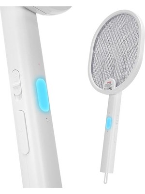 Epilons Asonic AS-A26 1200MAH 3000V Çıkış Uv Işıklı Şarjli Katlanabilir Askılı Raket Sinek Öldürücü