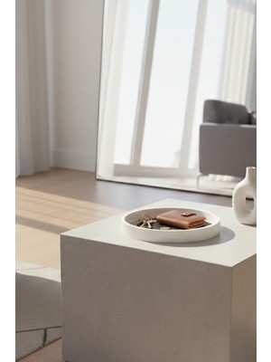 Doyonix Dekoratif Tabak & Kase ve Anahtarlık Yuvarlak