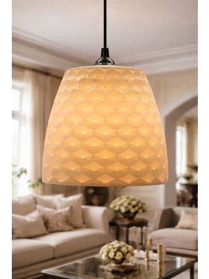 Pineapple Sarkıt Avize Amber (400LM)