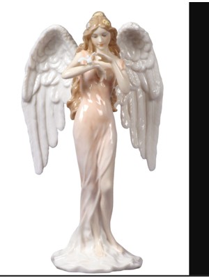 Es Dekor Porselen Melek 11*7*19,5 cm Hediyelik Biblo