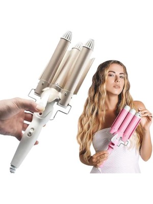 Epilons Premio T-0042 Triple Su Dalgası Profesyonel Saç Şekillendirici Maşası