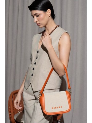 Sisley Sısley Kadın Çapraz Çanta SLY_074 Turuncu