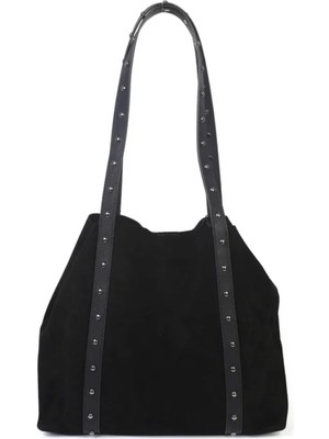 Yasemin Çanta Yasemin Kadın Deri Omuz Çantası YC2075-S Siyah