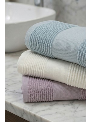 Class 3’lü 50X90 cm %100 Pamuklu Bukle El ve Yüz Havlu Seti - Trio