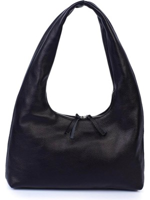 Yasemin Çanta Yasemin Kadın Deri Omuz Çantası YC2076-D Siyah