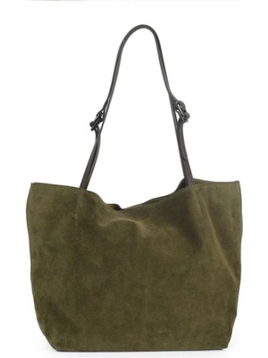 Yasemin Çanta Ysmn Kadın Deri Omuz Çanta Haki