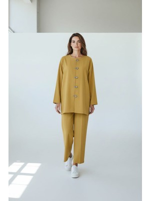 S&G Gelinlik Hardal Eşofman Tk