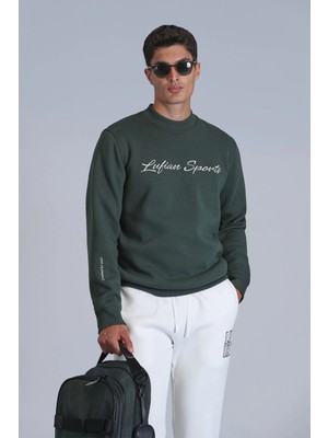 Lufian Loved Erkek Yeşil Sweatshirt 112030137