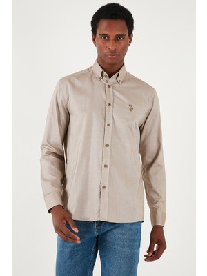 U.S. Polo Assn. U.s. Polo % 100 Pamuk Logolu Slim Fit Gömlek Erkek Gömlek G081SZ0041962279