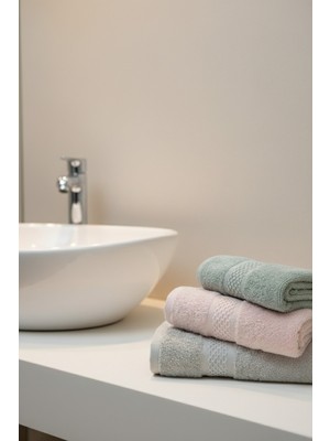 Class 3’lü 50X80 cm %100 Pamuklu Bukle El ve Yüz Havlu Seti - Wish